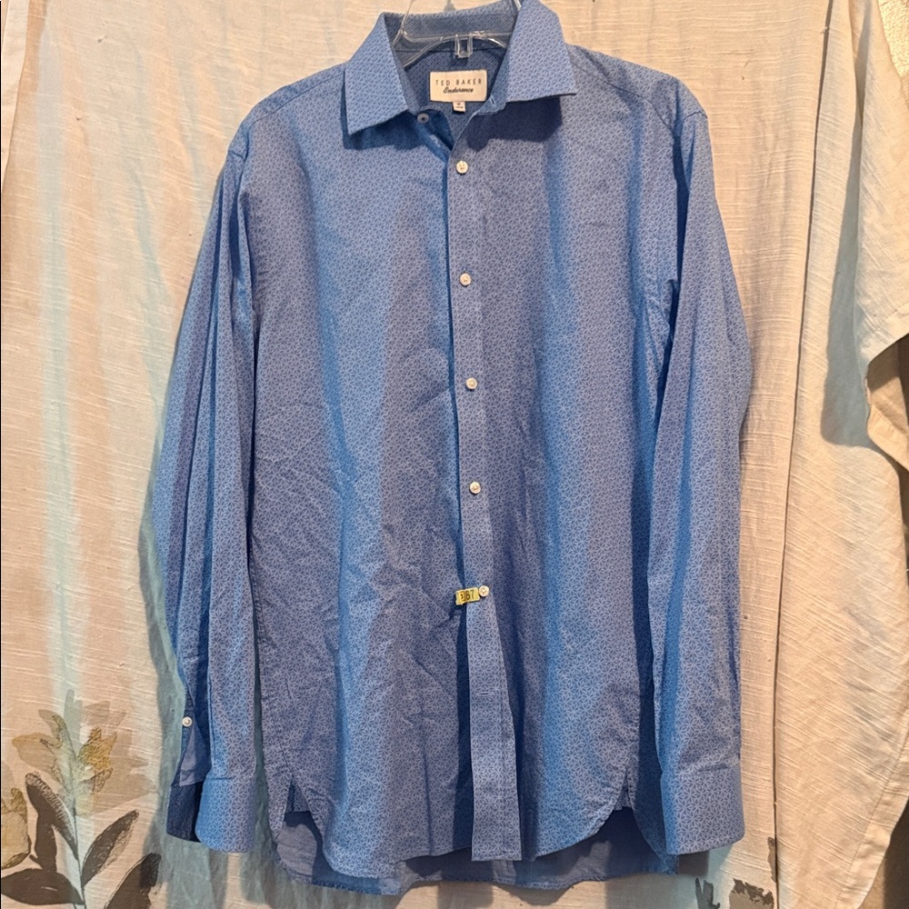 Ted Baker Blue Men's Button Down Shirt